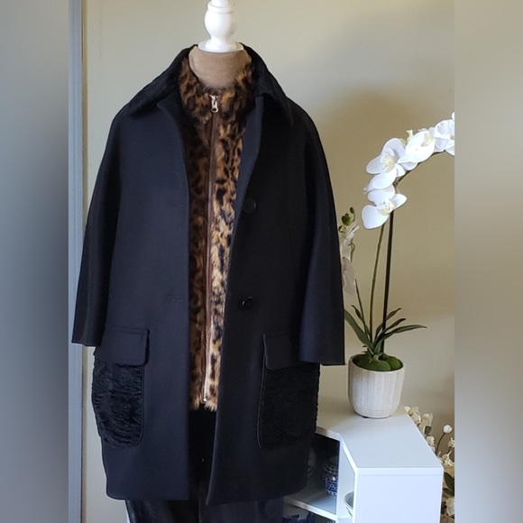 Pre owned J.CREW animal print faux fur vest in excellent condition - Picture 4 of 7